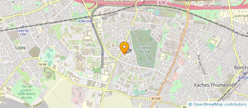 localisation de l'entreprise MONSIEUR ADIL DERAI à LILLE