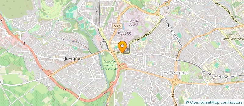 localisation de l'entreprise MONSIEUR ADIL DOUBI à MONTPELLIER
