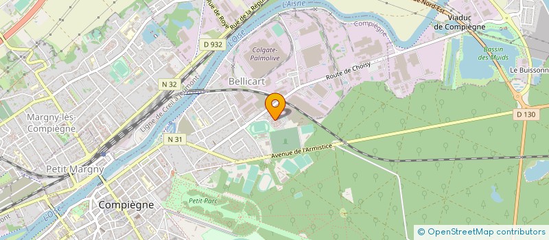 localisation de l'entreprise MONSIEUR ADIL EL IDRISSI  COMPIEGNE