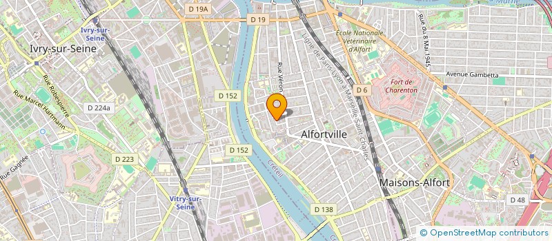 localisation de l'entreprise MONSIEUR ADIL EL MASSIOUI à ALFORTVILLE