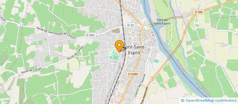 localisation de l'entreprise MONSIEUR ADIL EL MHAOUAR  PONT-SAINT-ESPRIT