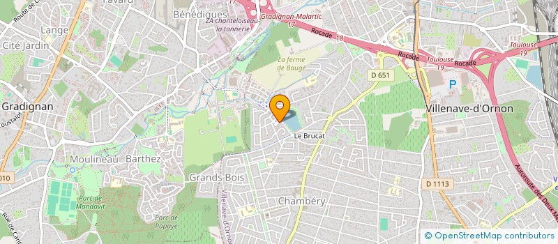 localisation de l'entreprise MONSIEUR ADIL EL QAMCAOUI à VILLENAVE-D'ORNON