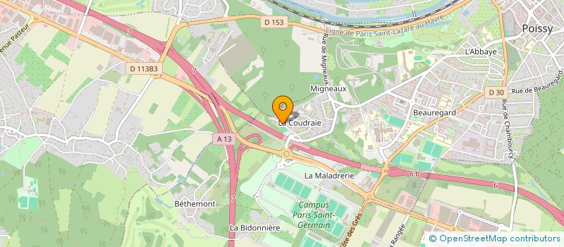 localisation de l'entreprise MONSIEUR ADIL EL-YAMOUNI  POISSY