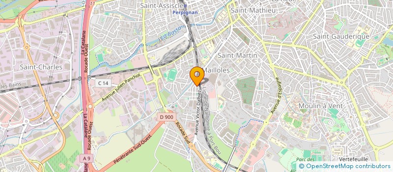 localisation de l'entreprise MONSIEUR ADIL FRIKEL  PERPIGNAN