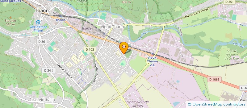 localisation de l'entreprise MONSIEUR ADIL GAMRI  VIEUX-THANN