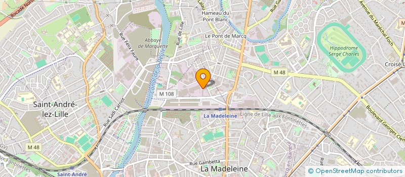 localisation de l'entreprise MONSIEUR ADIL GOMAA ARBAB à LA MADELEINE