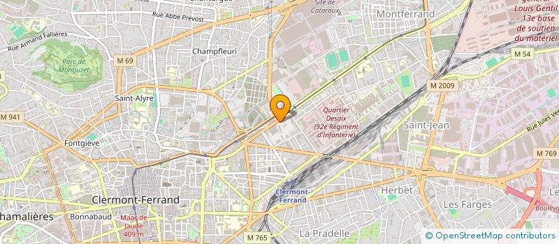 localisation de l'entreprise MONSIEUR ADIL HAMAMA  CLERMONT-FERRAND