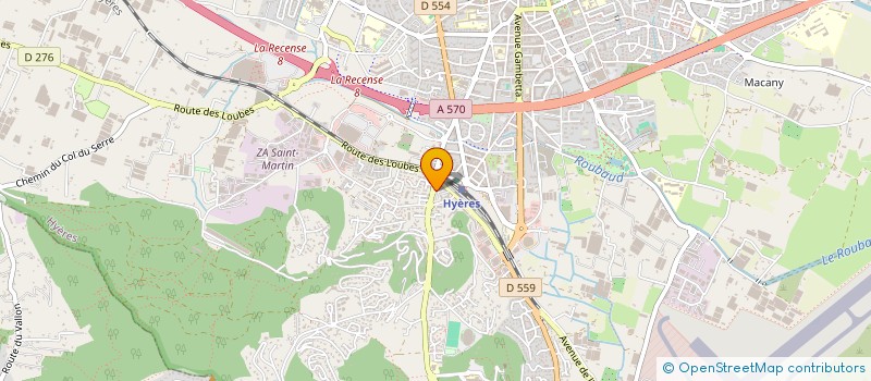 localisation de l'entreprise MONSIEUR ADIL HAMEED  HYERES