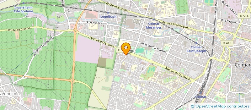 localisation de l'entreprise MONSIEUR ADIL HASHIMI  COLMAR