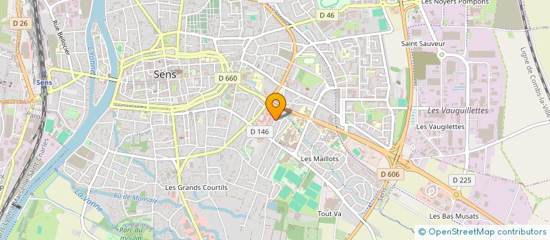 localisation de l'entreprise MONSIEUR ADIL ISIK  SENS