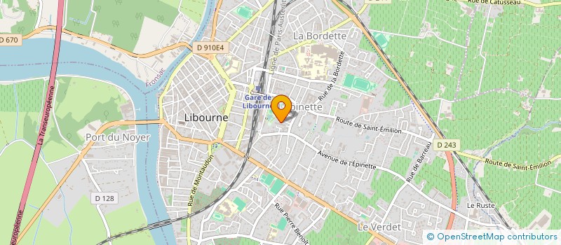 localisation de l'entreprise MONSIEUR ADIL KAMAL  LIBOURNE