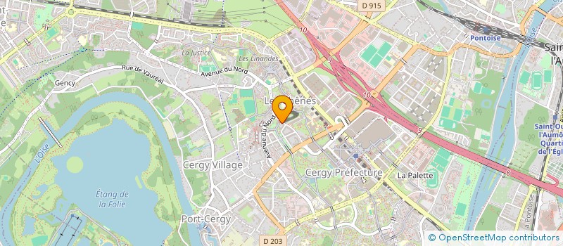 localisation de l'entreprise MONSIEUR ADIL KENINI  CERGY