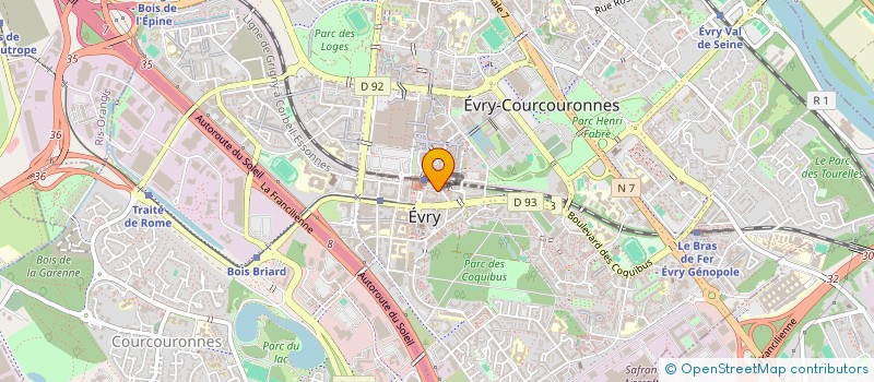 localisation de l'entreprise MONSIEUR ADIL KHAN SAFI  EVRY-COURCOURONNES