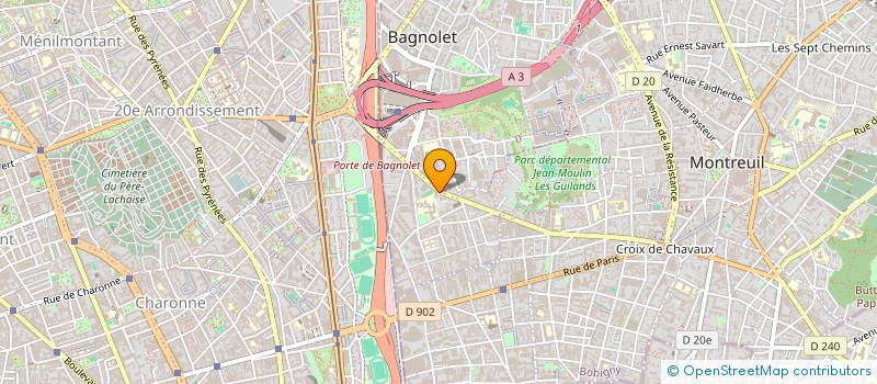 localisation de l'entreprise MONSIEUR ADIL LAMHOUR à BAGNOLET