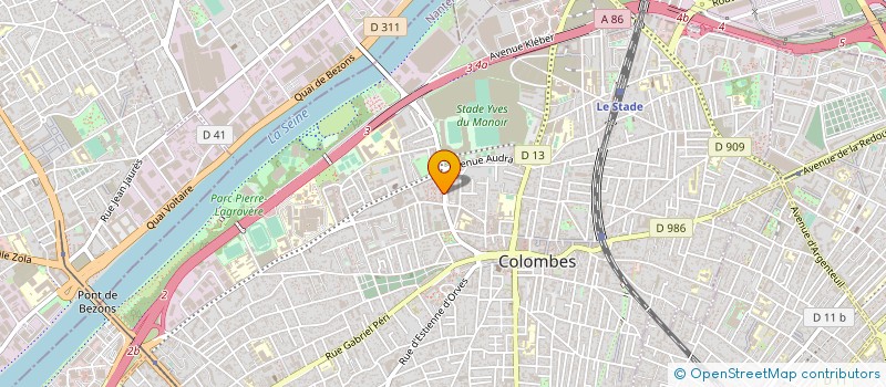 localisation de l'entreprise MONSIEUR ADIL LOULIDI  COLOMBES