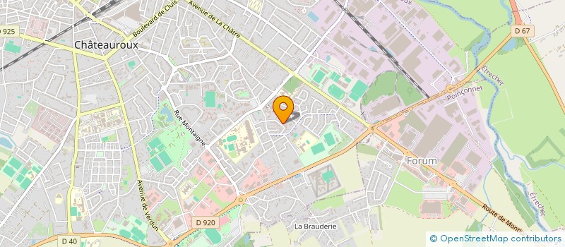 localisation de l'entreprise MONSIEUR ADIL MEHRAZ à CHATEAUROUX