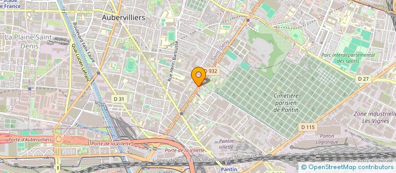 localisation de l'entreprise MONSIEUR ADIL MIAN  AUBERVILLIERS