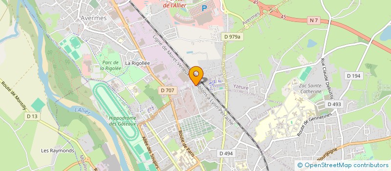 localisation de l'entreprise MONSIEUR ADIL MOHAMAD AMIN à MOULINS