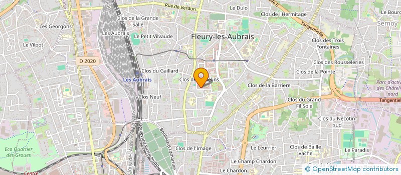 localisation de l'entreprise MONSIEUR ADIL NADIR à FLEURY-LES-AUBRAIS