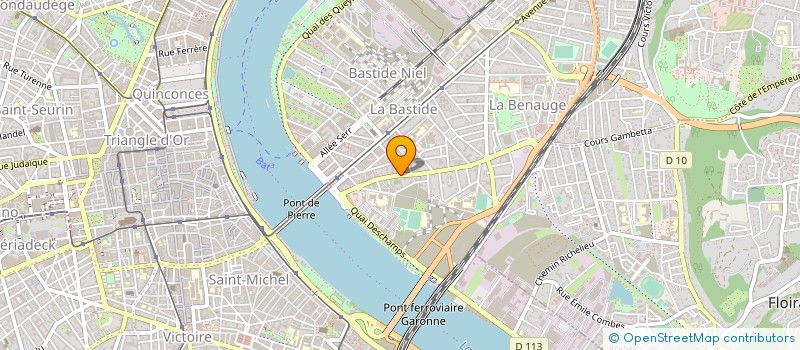 localisation de l'entreprise MONSIEUR ADIL ONEIBA à BORDEAUX