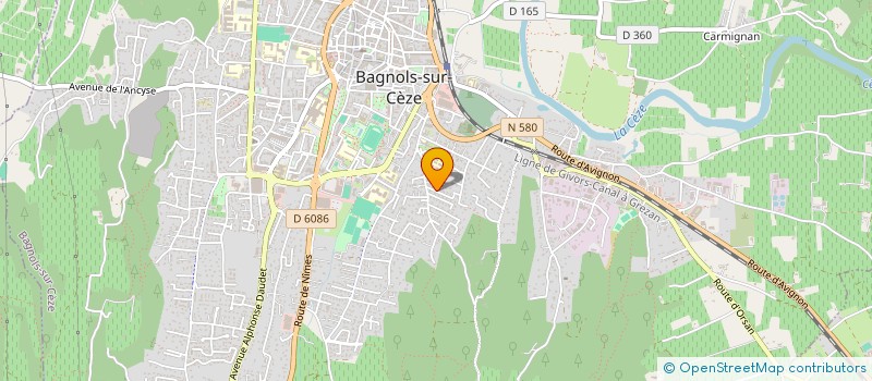 localisation de l'entreprise MONSIEUR ADIL OUFKIH  BAGNOLS-SUR-CEZE