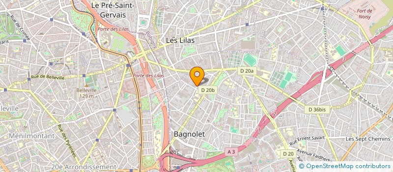localisation de l'entreprise MONSIEUR ADIL RAHMANI à BAGNOLET