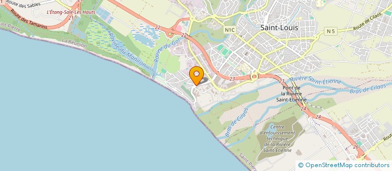 localisation de l'entreprise MONSIEUR ADIL RAMATOLA  SAINT-LOUIS