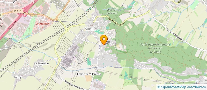 localisation de l'entreprise MONSIEUR ADIL REFAK  VILLEJUST