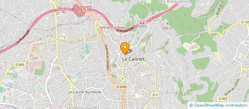 localisation de l'entreprise MONSIEUR ADIL SALLAMI à LE CANNET