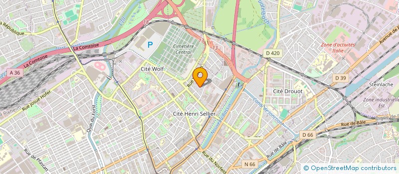 localisation de l'entreprise MONSIEUR ADIL SEN  MULHOUSE