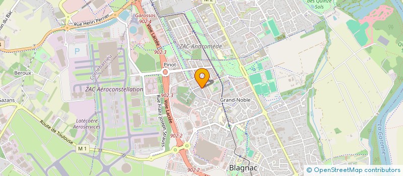 localisation de l'entreprise MONSIEUR ADIL SLIMANI  BLAGNAC