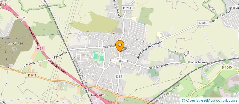 localisation de l'entreprise MONSIEUR ADIL SOUSSANE  ESCAUDAIN