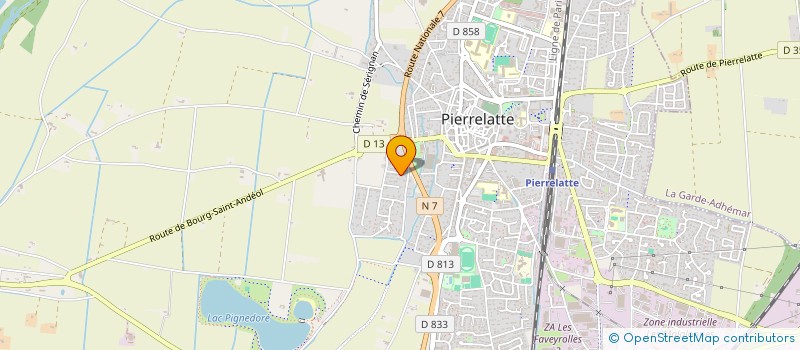 localisation de l'entreprise MONSIEUR ADIL TAHBOUN à PIERRELATTE