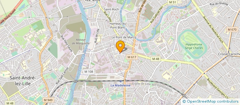 localisation de l'entreprise MONSIEUR ADIL TKHISSI à MARCQ-EN-BARŒUL