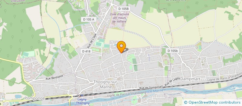 localisation de l'entreprise MONSIEUR ADIL WADAA  THORIGNY-SUR-MARNE