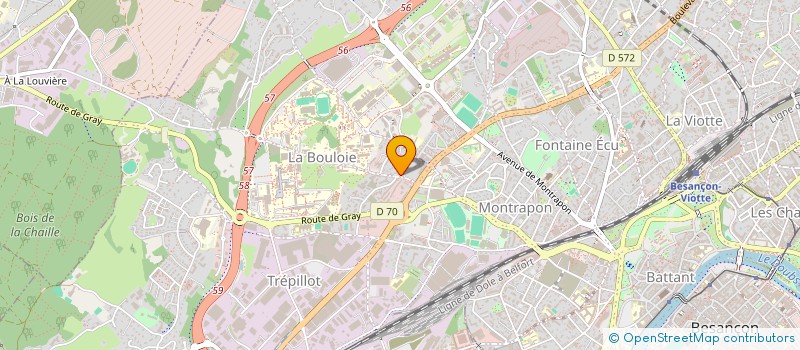 localisation de l'entreprise MONSIEUR ADIL ZAKARYA NAHNAH  BESANCON