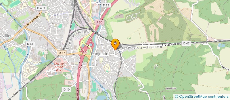 localisation de l'entreprise MONSIEUR ADIL ZENGIN à DANJOUTIN