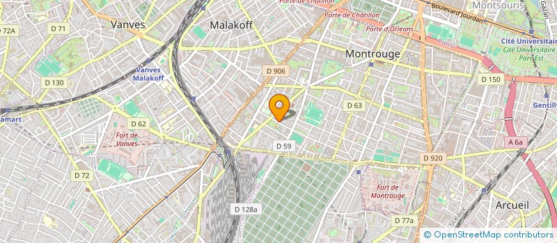 localisation de l'entreprise MONSIEUR ADILSON DE ALMEIDA à MONTROUGE