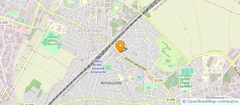 localisation de l'entreprise MONSIEUR ADILSON DE JESUS VIEIRA MARTINS à GONESSE