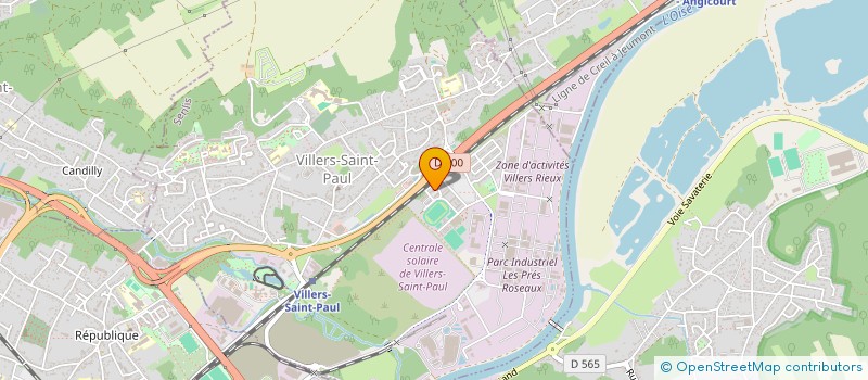 localisation de l'entreprise MONSIEUR ADILSON MENDES MONTEIRO  VILLERS-SAINT-PAUL