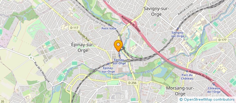 localisation de l'entreprise MONSIEUR ADINGRA FABRICE AMALAMAN  EPINAY-SUR-ORGE