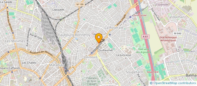 localisation de l'entreprise MONSIEUR ADIOUMA BA  TOULOUSE