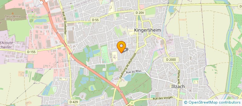 localisation de l'entreprise MONSIEUR ADIS MUJIC  WITTENHEIM