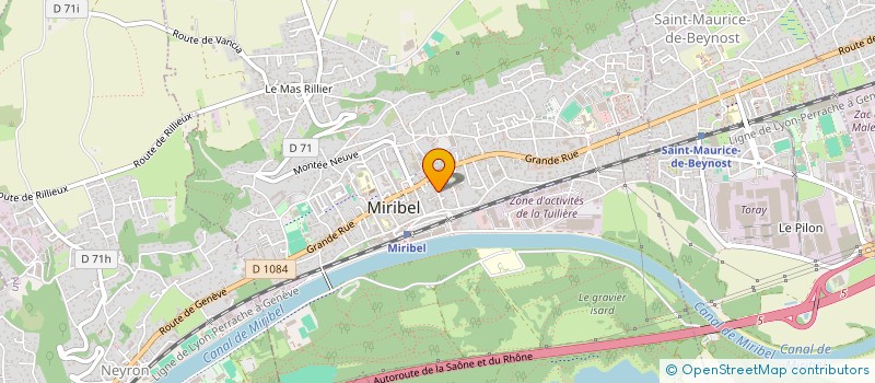 localisation de l'entreprise MONSIEUR ADIS REDZEPAGIC  MIRIBEL