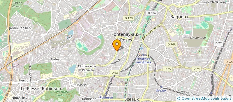 localisation de l'entreprise MONSIEUR ADITHYA POKALA à FONTENAY AUX ROSES
