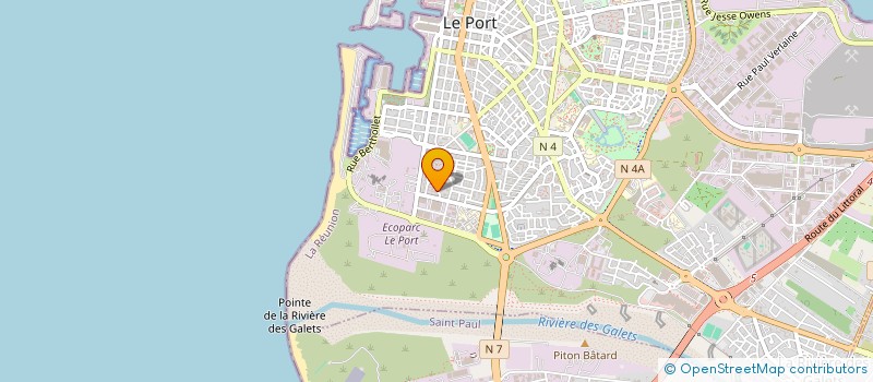 localisation de l'entreprise MONSIEUR ADJAEL ROMILY  LE PORT