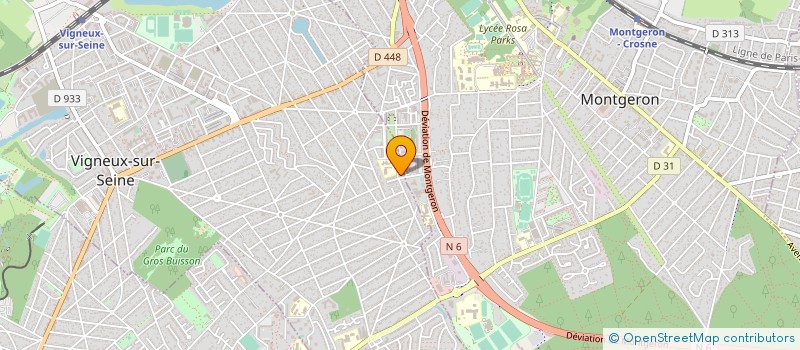 localisation de l'entreprise MONSIEUR ADJAO GNONHOSSOU à VIGNEUX-SUR-SEINE