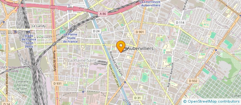 localisation de l'entreprise MONSIEUR ADJAOUT IDIR à AUBERVILLIERS