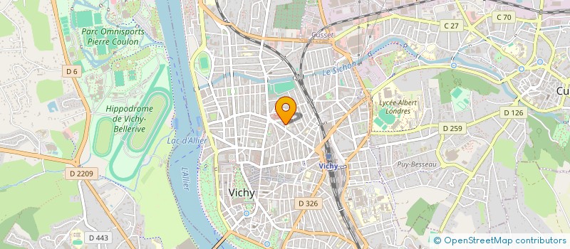 localisation de l'entreprise MONSIEUR ADJAS KHALED  VICHY