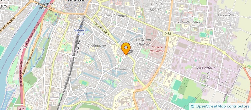 localisation de l'entreprise MONSIEUR ADJI POIRIER  VALENCE